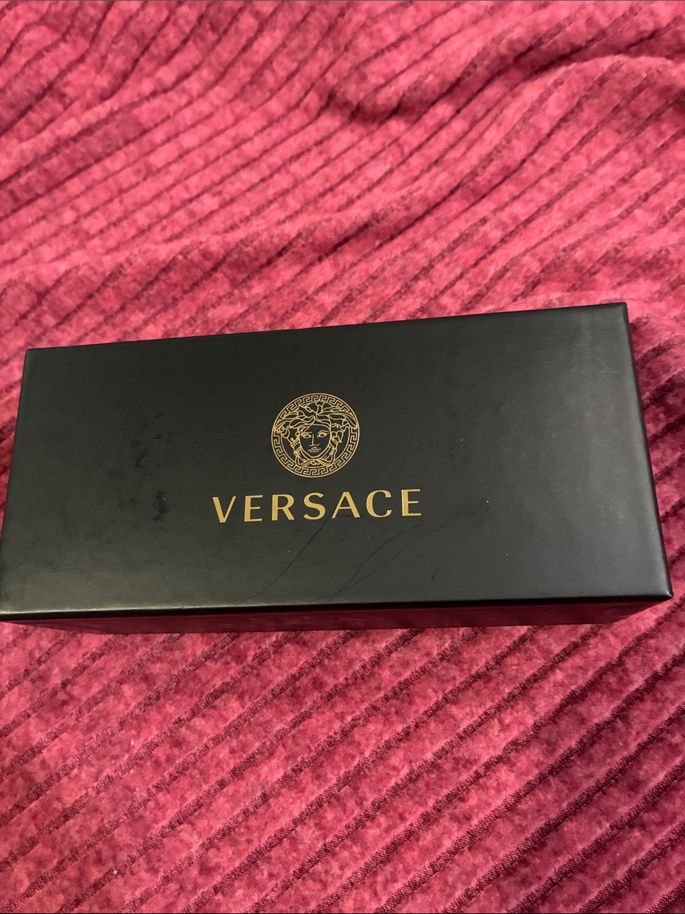 Versace Black Gold Logo Women's Accessory Box